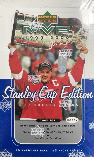 1999-00 Upper Deck MVP Stanley Cup Edition Hockey Hobby Box